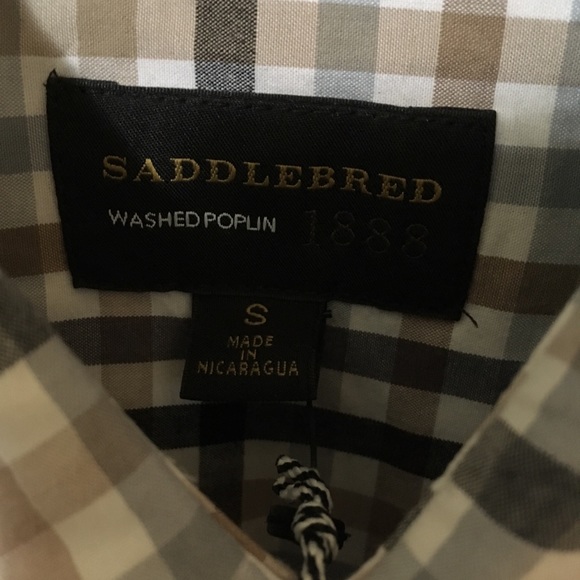 Men’s Saddlebred poplin shirt - Picture 3 of 4